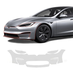 Glossy TPU Invisible Full Car Paint Protection Film (PPF) for Tesla Model S (2021-2024)