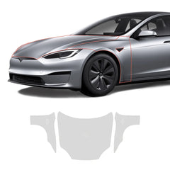 Glossy TPU Invisible Full Car Paint Protection Film (PPF) for Tesla Model S (2021-2024)