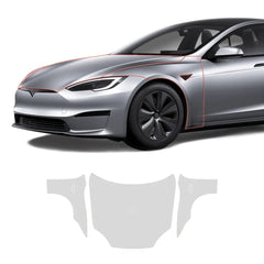 فيلم حماية طلاء السيارة بالكامل غير المرئي TPU (PPF) Tesla Model S (2021-2024)