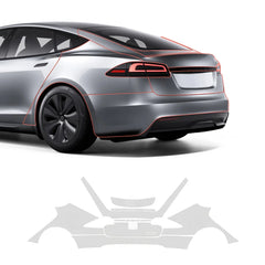 Glossy TPU Invisible Full Car Paint Protection Film (PPF) for Tesla Model S (2021-2024)