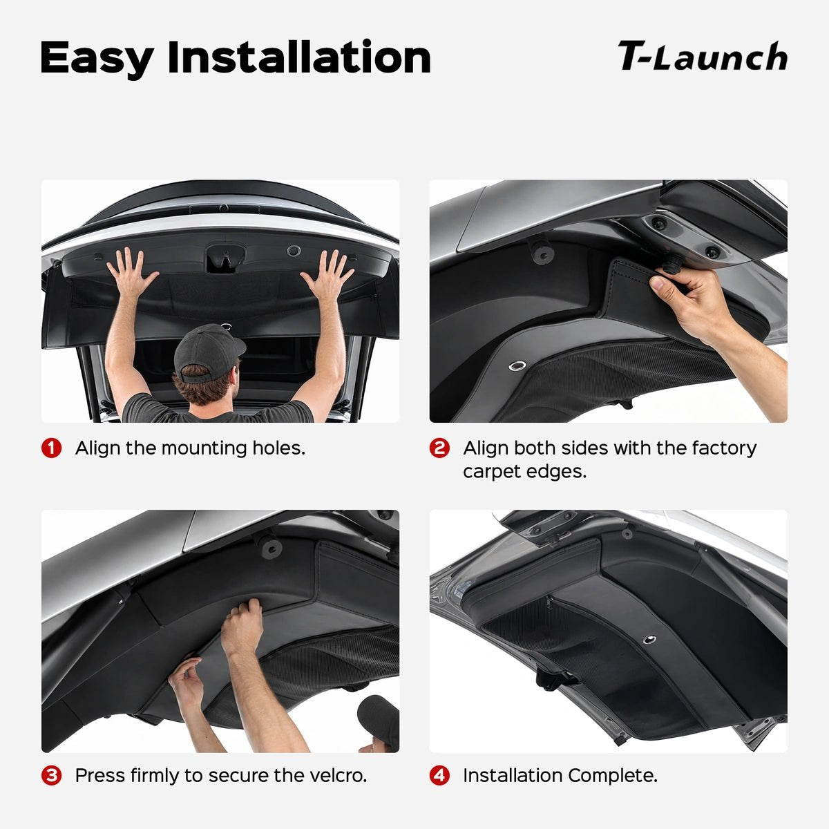 Tailgate Interior Storage & Protection Mat for Tesla Model Y Juniper 2025+ - T-Launch