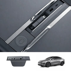 Konsola środkowa, adapter USB Hub dla Tesla Model Jałowiec Y 2025+/ Model 3 Highland 2024+
