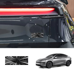 Emblema traseiro autocolante para túnel do tempo Tesla Model Y Juniper 2025+