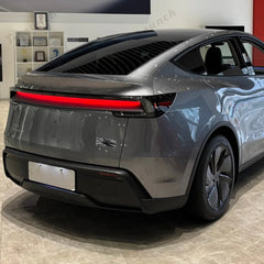 Emblema traseiro autocolante para túnel do tempo Tesla Model Y Juniper 2025+