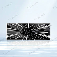 Emblema traseiro autocolante para túnel do tempo Tesla Model Y Juniper 2025+