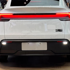 Emblema traseiro autocolante para túnel do tempo Tesla Model Y Juniper 2025+