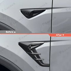 ABS Turn Signal & Camera Covers with Air Blades for 2026 New Tesla Model Y Standard