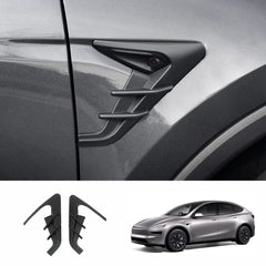 ABS Turn Signal & Side Camera Covers with Air Blades for Tesla Model YL 6-Seater 2026+