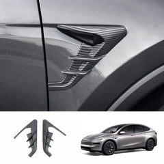 ABS Turn Signal & Side Camera Covers with Air Blades for Tesla Model YL 6-Seater 2026+