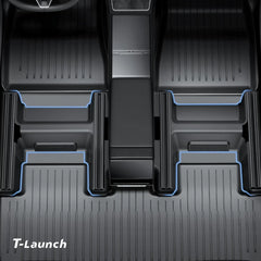 TPE Full-Wrap Under-Seat Corner Protector for Tesla Model Y L 2026+