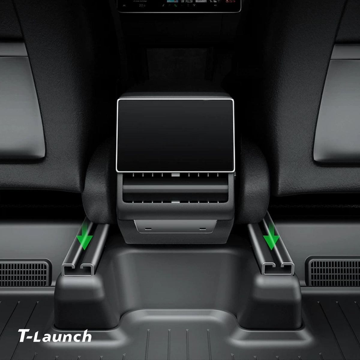 TPE Full-Wrap Under-Seat Corner Protector for Tesla Model Y L 2026+ - T-Launch