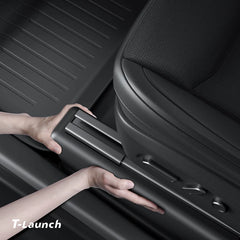 TPE Full-Wrap Under-Seat Corner Protector for Tesla Model Y L 2026+