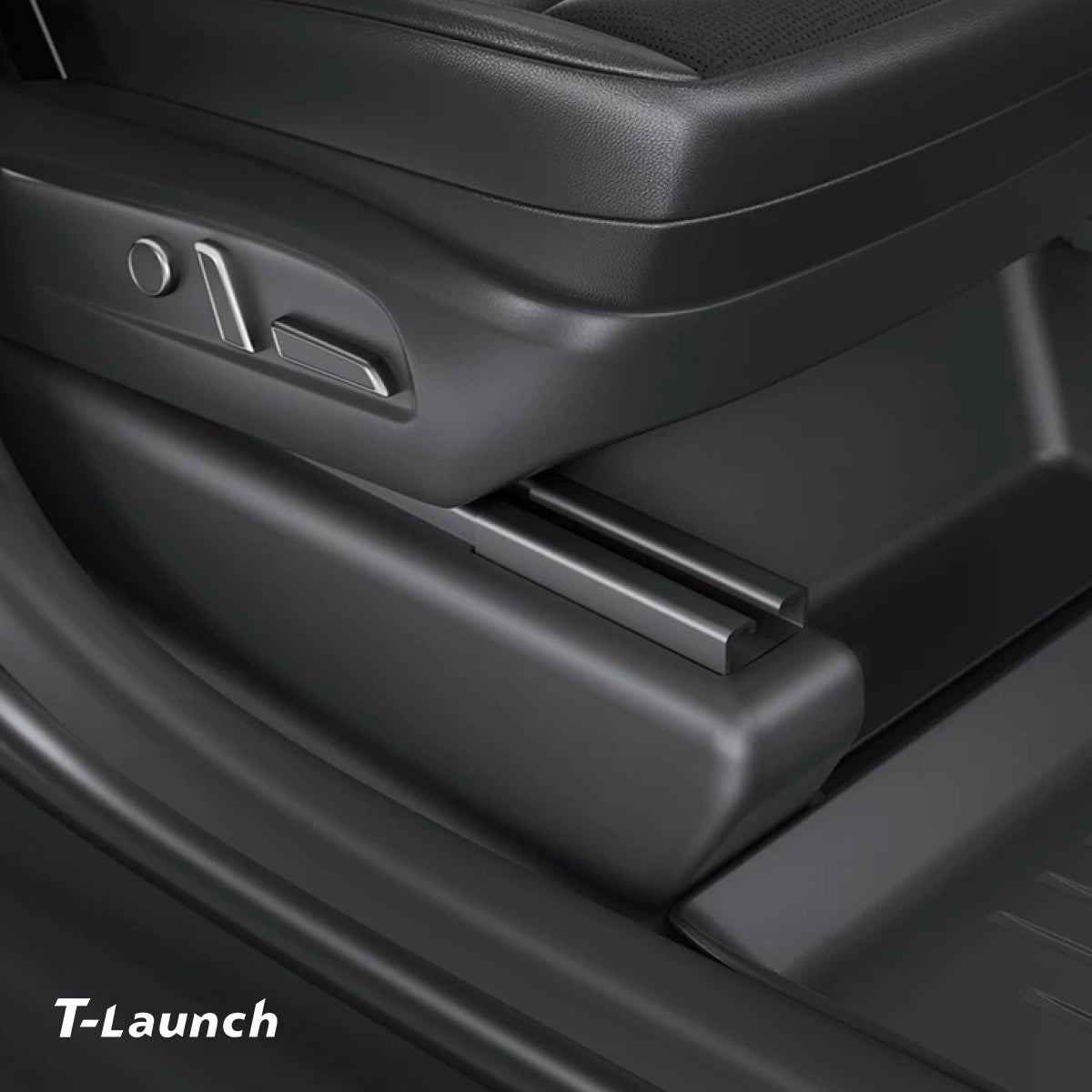 TPE Full-Wrap Under-Seat Corner Protector for Tesla Model Y L 2026+ - T-Launch