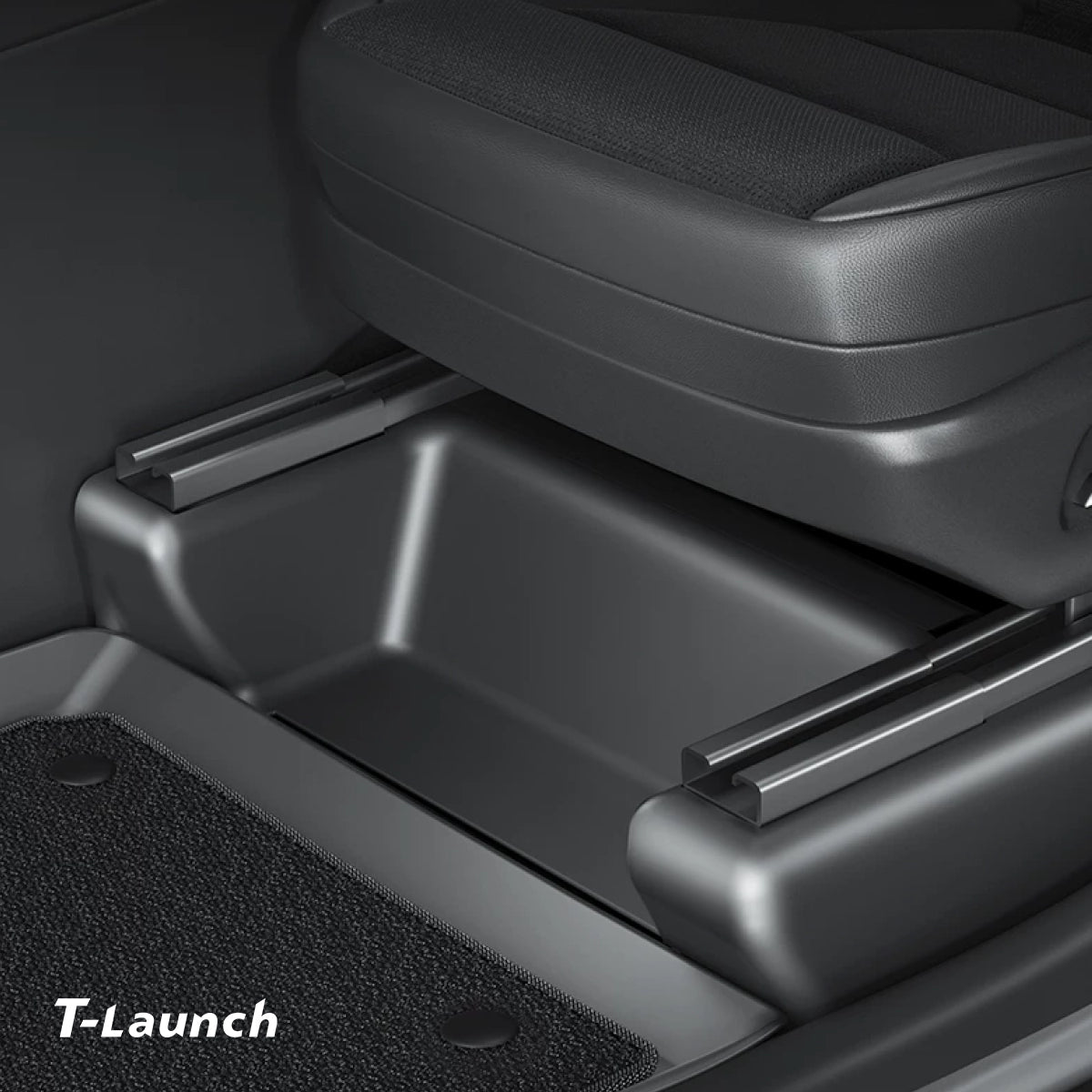 TPE Full-Wrap Under-Seat Corner Protector for Tesla Model Y L 2026+ - T-Launch