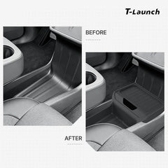 Under Center Console Organizer Tray for Tesla Model Y Standard 2026+