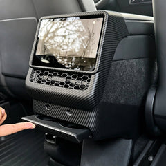Rear Center Console Air Vent Cover & Lower Kick Panel Protector for Tesla Model Y L 2026+