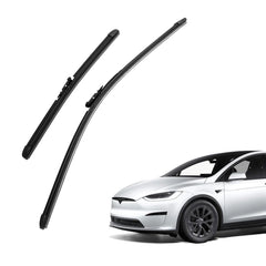 Náhradní lišty stěračů čelního skla 27" a 18" Tesla Model X (Sada 2 ks)