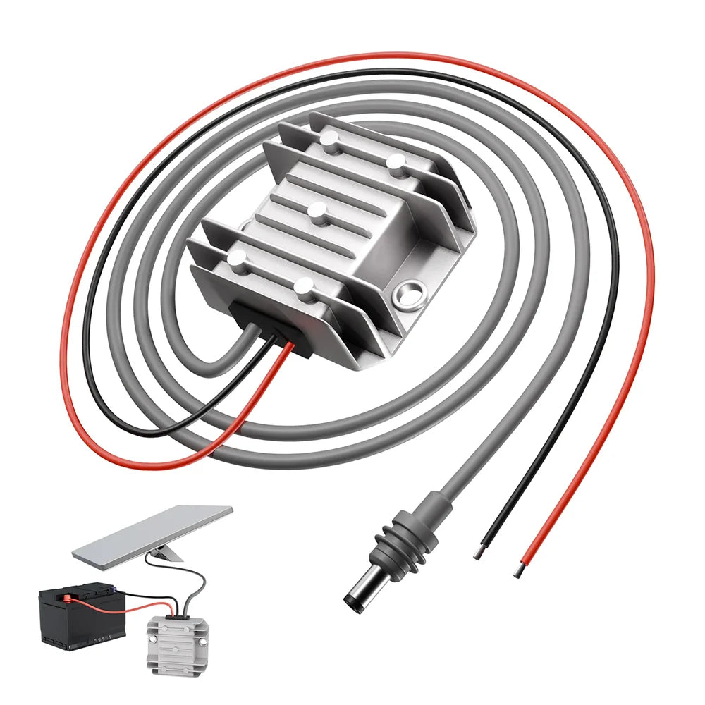 อะแดปเตอร์จ่ายไฟ 12V/24V ถึง 30V พร้อมปลั๊ก DC สำหรับ Starlink Mini