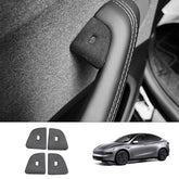 Alcantara Door Button Switch Cover for Tesla Model Y Juniper 2025+ (4 Pcs)