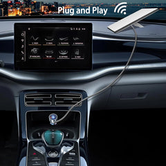 Napájecí kabel do zapalovače cigaret v autě s digitálním displejem napětí pro Starlink Mini