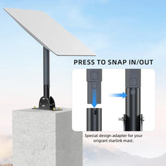 Adjustable Roof Pole Mounting Kit for Starlink Gen 2 Dish