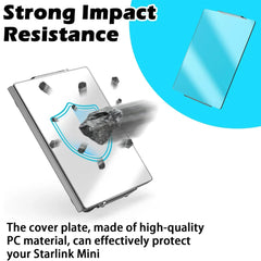 Starlink Mini Magnetic Flat Mount Kit with PC Cover Plate — 264 lbs Load Capacity