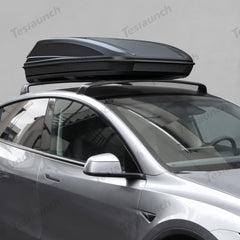 Barras transversais de carga anti-roubo em alumínio para bagageira de tejadilho Tesla Model Y Juniper 2025+ (Conjunto de 2)