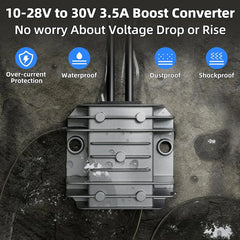 12V to 30V Step-Up Converter with Anderson Connector for Starlink Mini