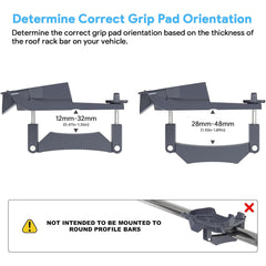 Roof Rack Mobility Square Pole Mount for Starlink Mini