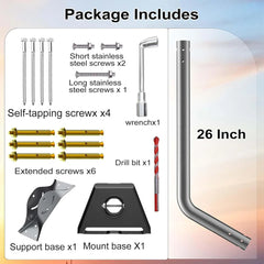 Starlink Gen 3 Roof Mount – 26" Adjustable Aluminum Bracket