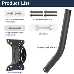 Kit di montaggio a parete regolabile sul tetto per Starlink Gen 2