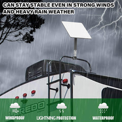 Alloy Starlink Mount with Pipe Adapter for Starlink Gen 2