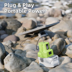 Ryobi 18V Battery Adapter with DC Power Cable for Starlink Mini