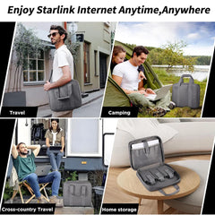 Compact Travel Case for Starlink Mini – Fits Dish & Accessories
