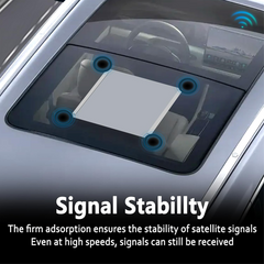 Magnetický držák na střechu a okno auta pro Starlink Mini