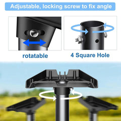 Starlink Gen 3 Roof Mount – 26" Adjustable Aluminum Bracket