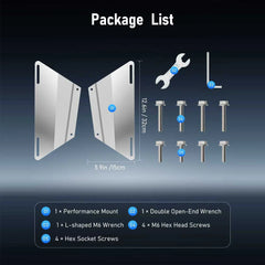 Stainless Steel Roof Rack Mount for Starlink Performance (Gen 3)