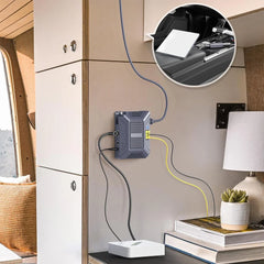 150W Gigabit Passive PoE Injector & Splitter Adapter for Starlink Mini – 48V Output, ESD Protection