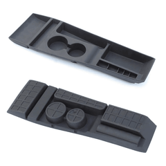 Model S Scatola portaoggetti per console centrale, contenitore portabicchieri per Tesla(2012-2015)