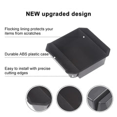 ABS Flocked Liner Center Console Organizer Armrest Storage Box For Tesla Cybertruck 2024+ - T-Launch
