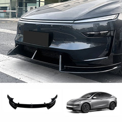 ABS Front Bumper Lip Spoiler for Tesla Model Y Juniper 2025+ - T-Launch