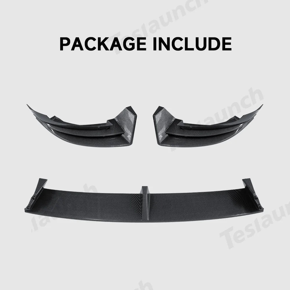 ABS Front Bumper Lip Spoiler for Tesla Model Y Juniper 2025+ - T-Launch