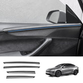 ABS Interior Door Panel Upper Trim Covers (4PCS) for Tesla Model Y Juniper 2025+ - T-Launch