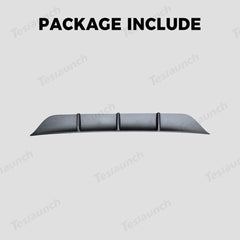 ABS Rear Bumper Lip Spoiler for Tesla Model Y Juniper 2025+ - T-Launch