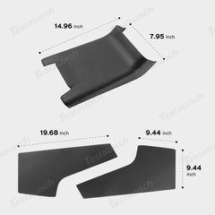 ABS Rear Center Console Protection Cover for Tesla Model Y Juniper 2025+ - T-Launch