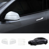 ABS Side Mirror Covers & Door Handle Covers for 2026 New Tesla Model Y Standard - T-Launch
