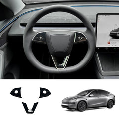 ABS Steering Wheel Trim Cover Kit for Tesla Model Y Juniper 2025+ - T-Launch
