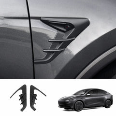 ABS Turn Signal & Camera Covers with Air Blades for 2026 New Tesla Model Y Standard - T-Launch