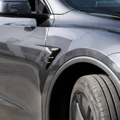 ABS Turn Signal & Camera Covers with Air Blades for 2026 New Tesla Model Y Standard - T-Launch
