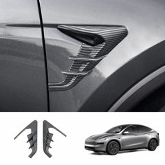 ABS Turn Signal & Camera Covers with Air Blades for Tesla Model Y Juniper 2025+ - T-Launch